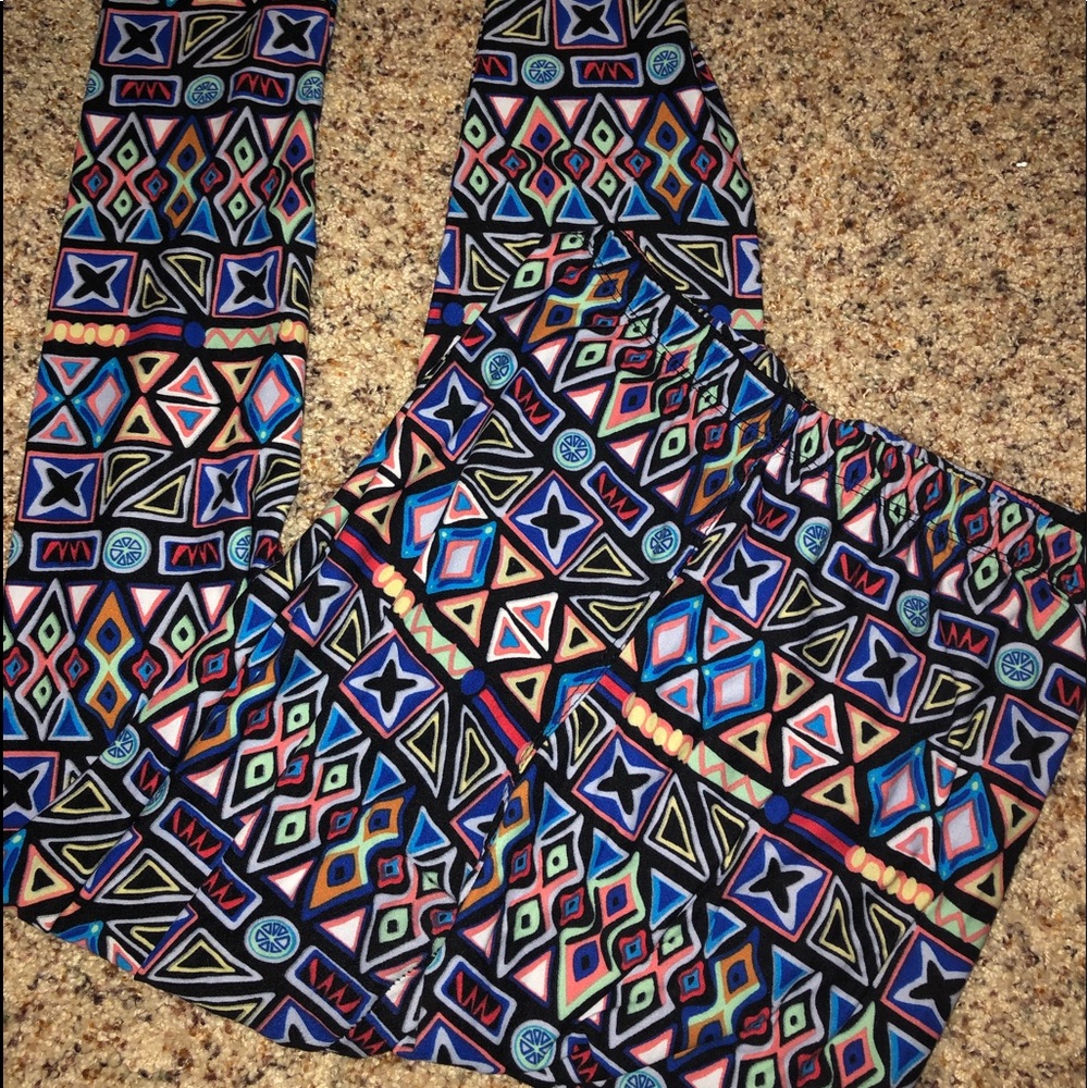 Multicolored full length legging